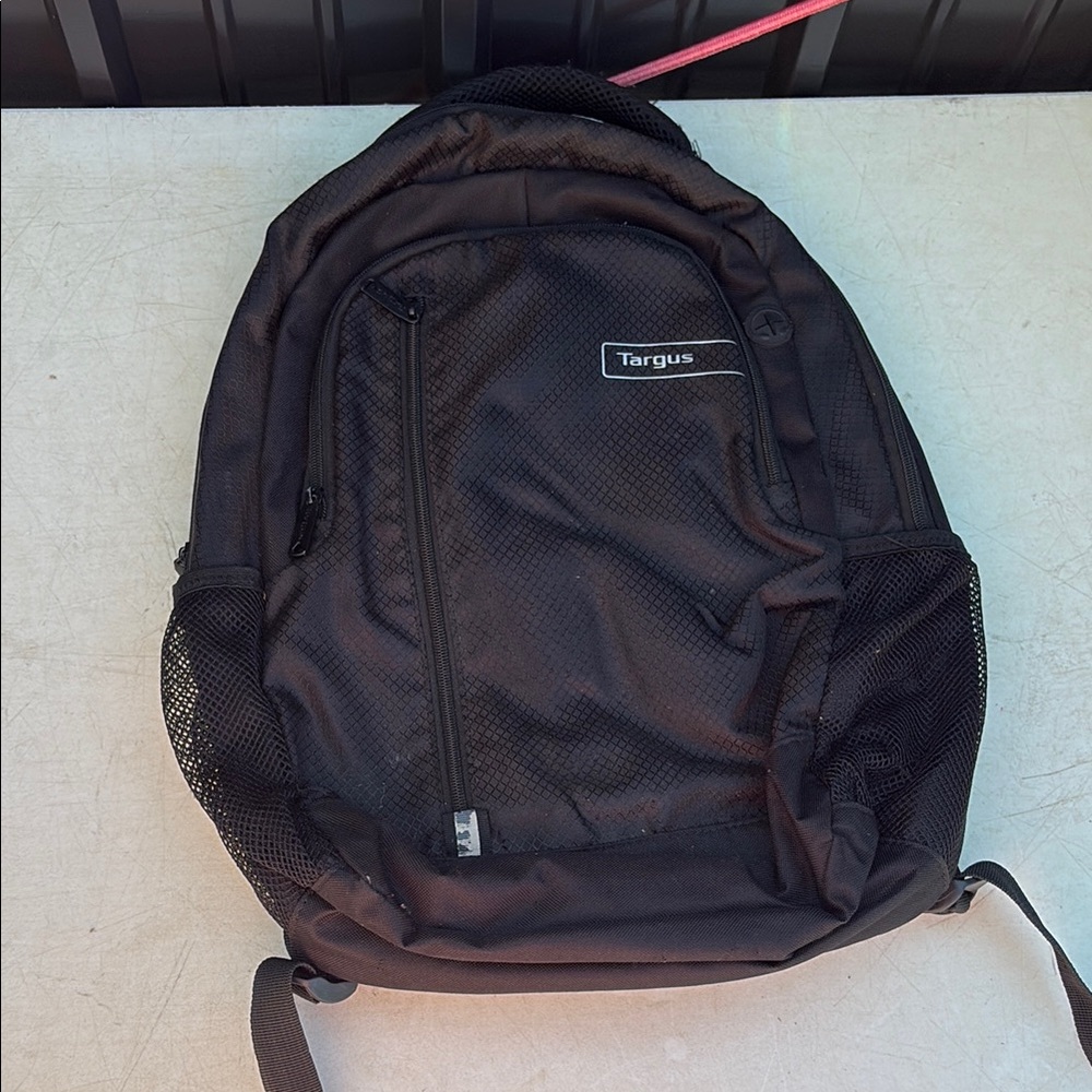 Targus Black Backpack Durable Nylon Padded Straps